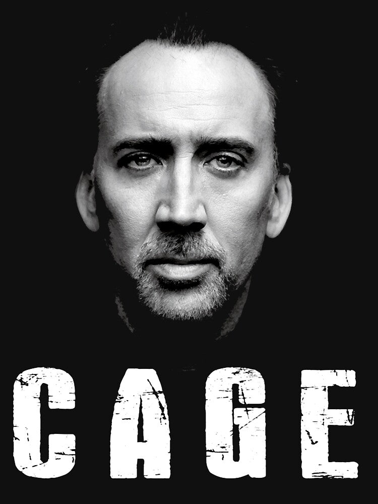 Nicolas Cage Iconic Baseball ¾ Sleeve by Walleez