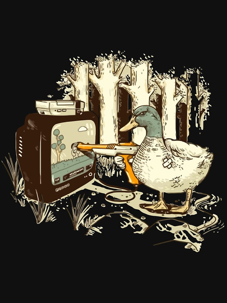 8-bit duck by RecoveryTees