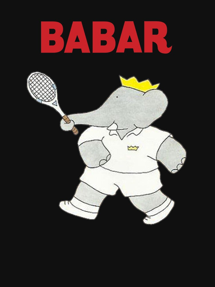 Babar Playing Tennis by BlacockIzaac