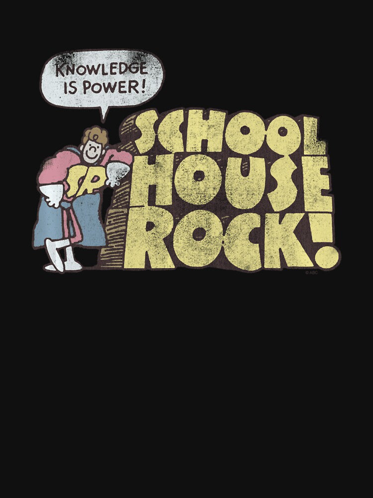 Schoolhouse Rock Knowledge Is Power Sleeve by FernMary