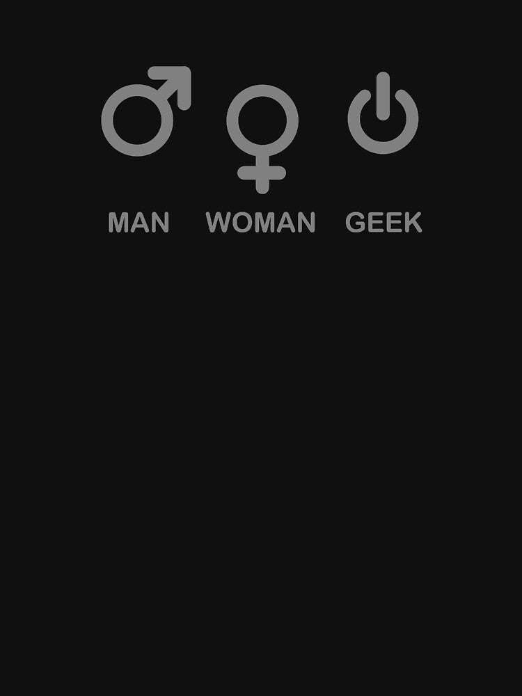 Man Woman Geek by GeeksUnique