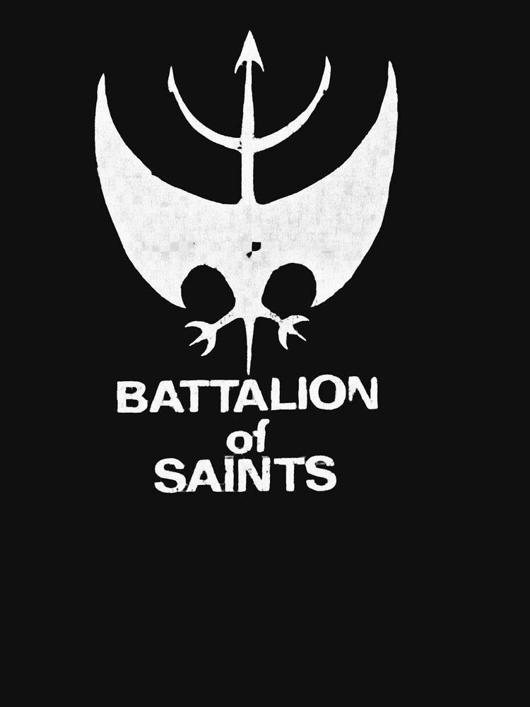 Battalion Of Saints Band Logo Vintage by Witchfoundart