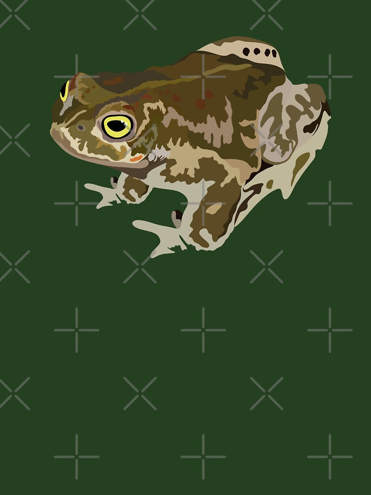 N is for Natterjack Toad,Natterjack Toad – Distinctive British Amphibian Wildlife Illustration by PrettylittlepastelUk