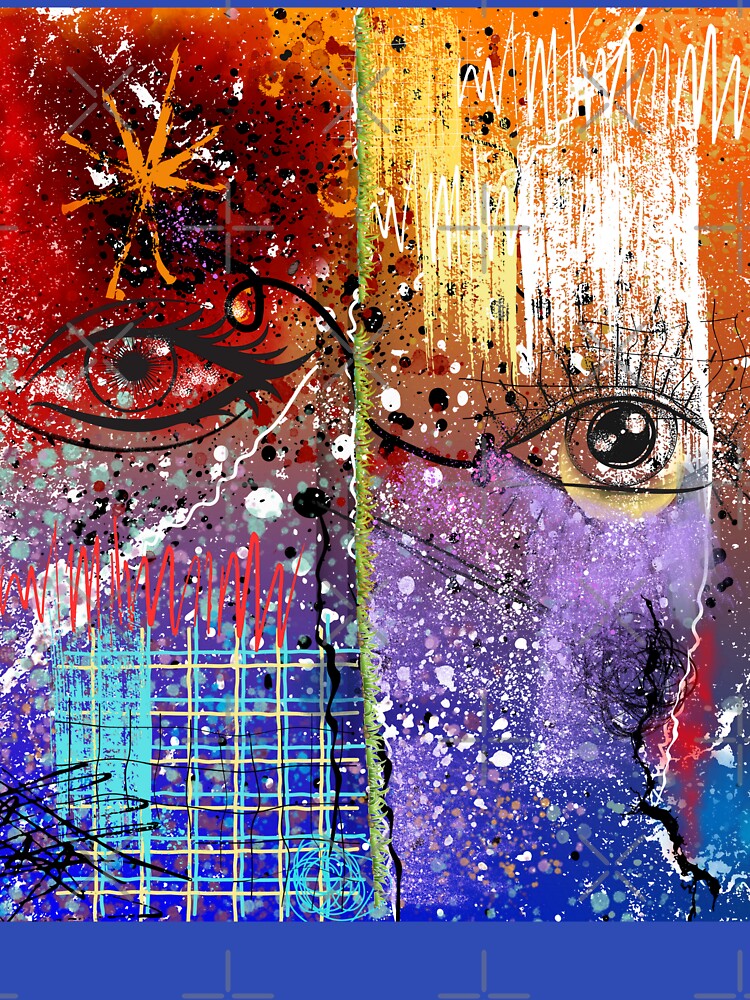 Duality Unveiled, Gorgeous Digittal Art by Art With Impact – Statement Art & Apparel for Deep Thinkers