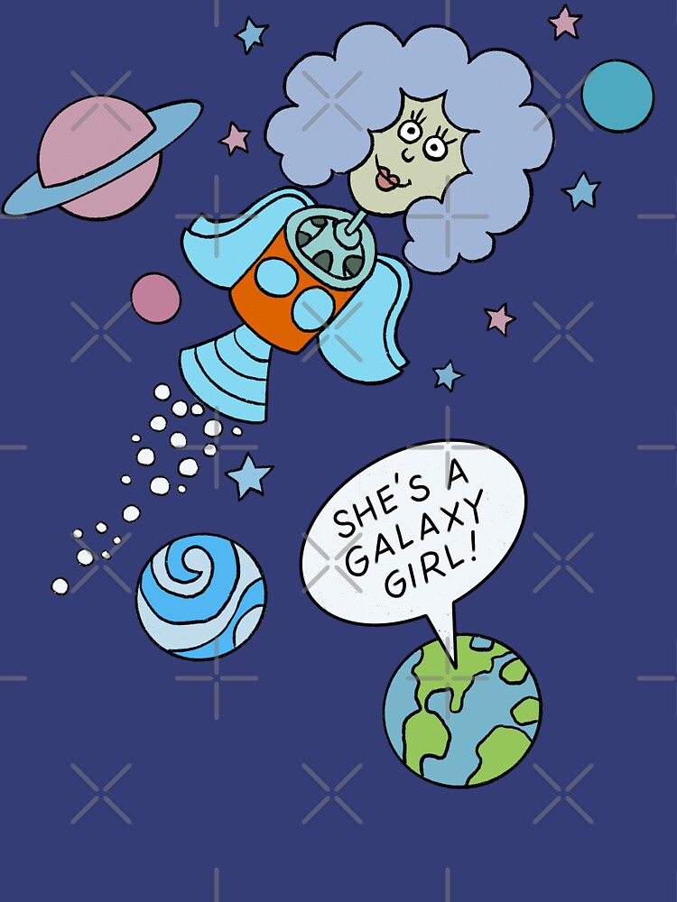 Interplanet Janet - Galaxy Girl by 13thFloorDesign