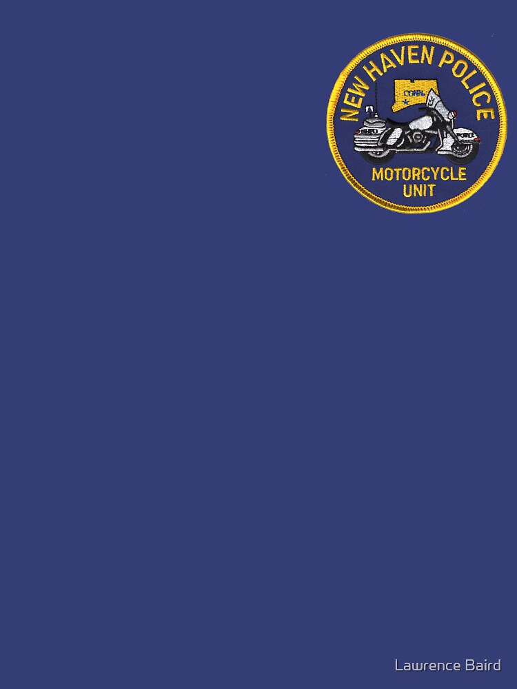 New Haven Connecticut Police Motorcycle Unit by Lawrence Baird