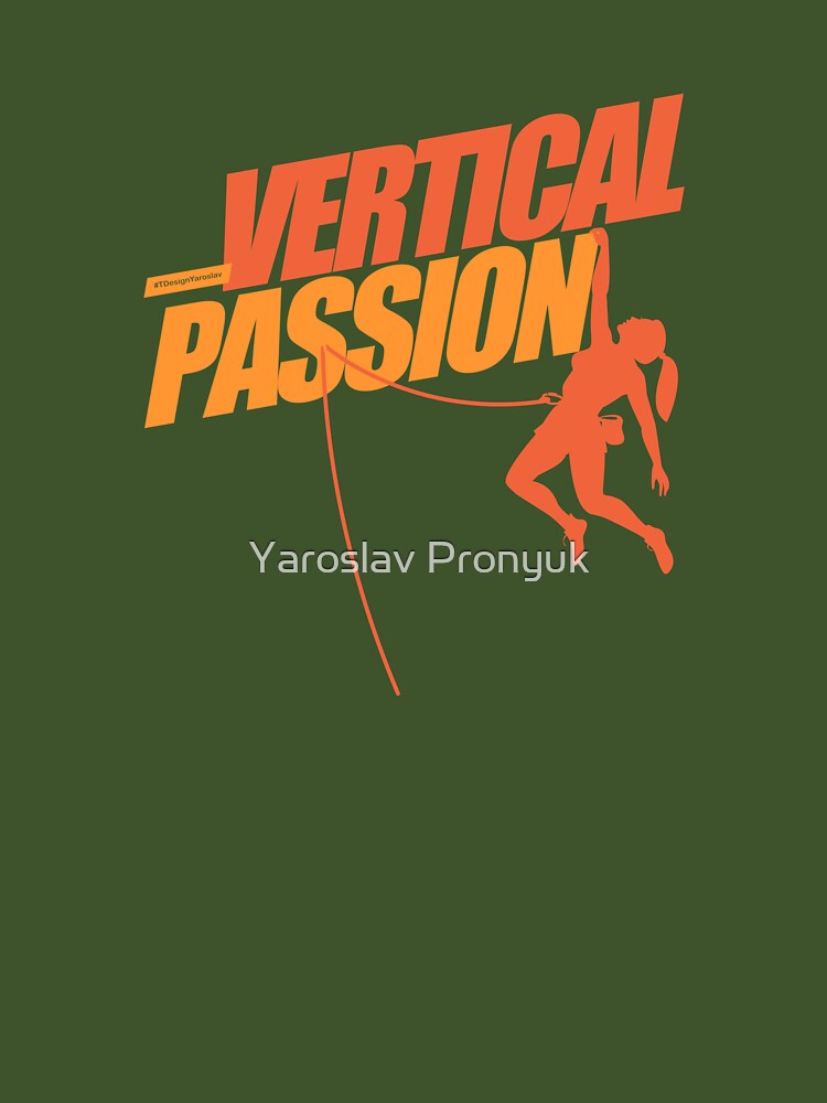 Vertical passion (the climbing girl) by Yaroslav Pronyuk