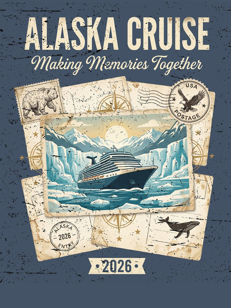 Alaska Cruise Family Matching Group Vacation 2026 Travel Design by NADIASHOP86