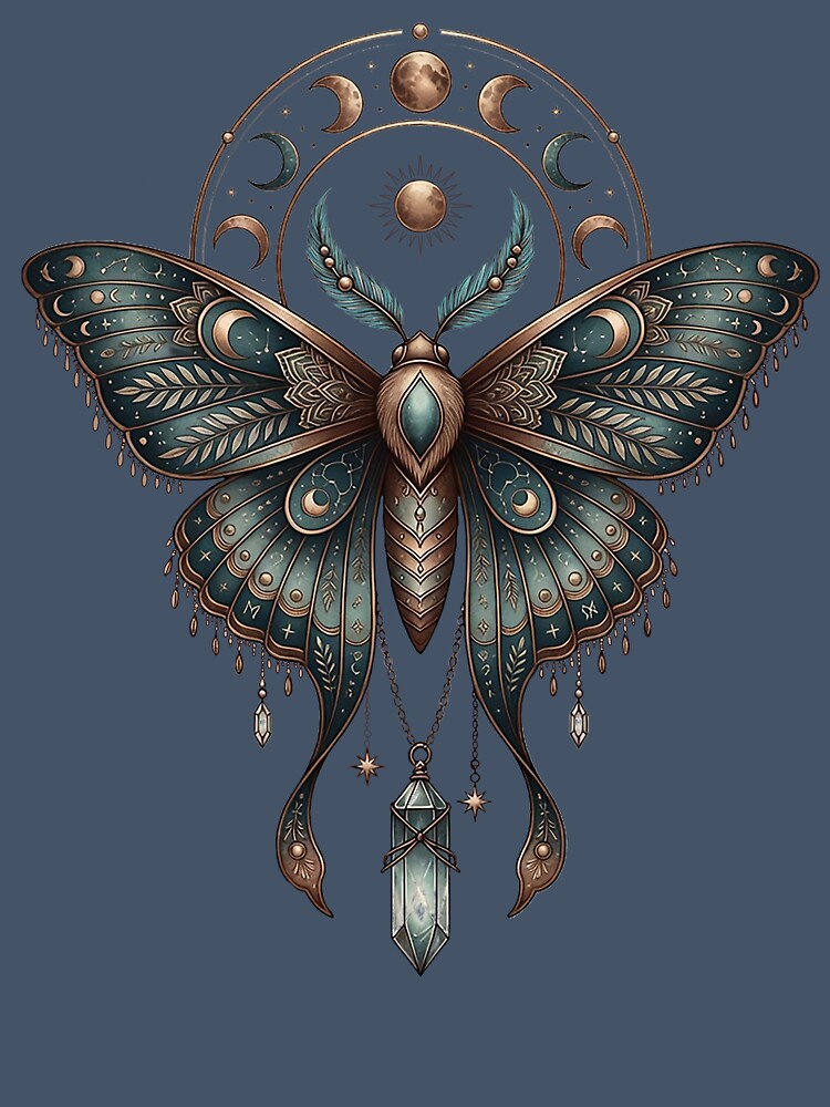 Tribal Boho Butterfly | Mystical Tattoo Art Spiritual Wings by Ruta