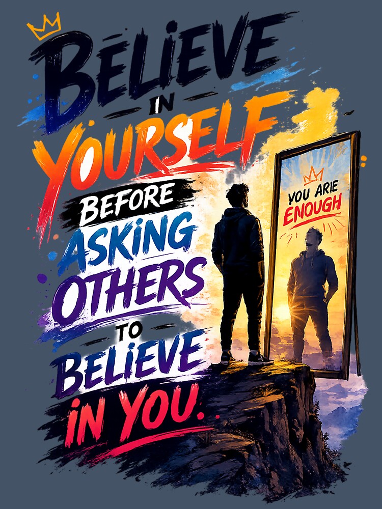 Believe in Yourself Before Asking Others to Believe in You by ArtisticHeart21