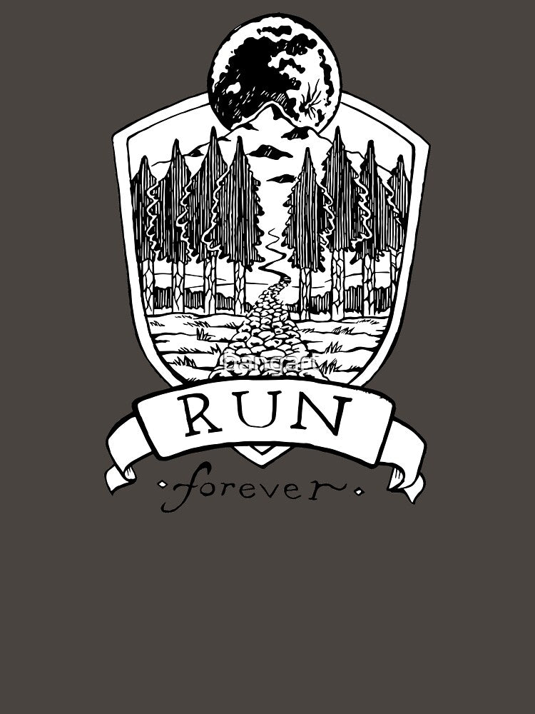 Run Forever - Moon Emblem by bangart