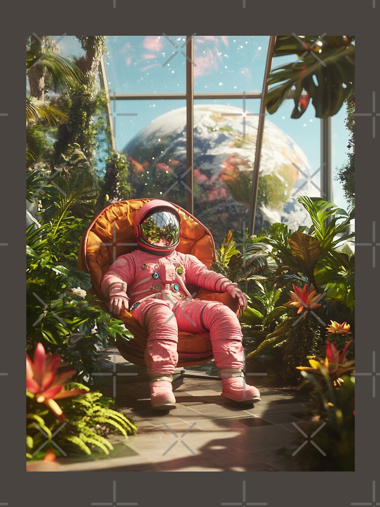 Beautiful Earth from the Galactic Moon Garden by GrinGalore