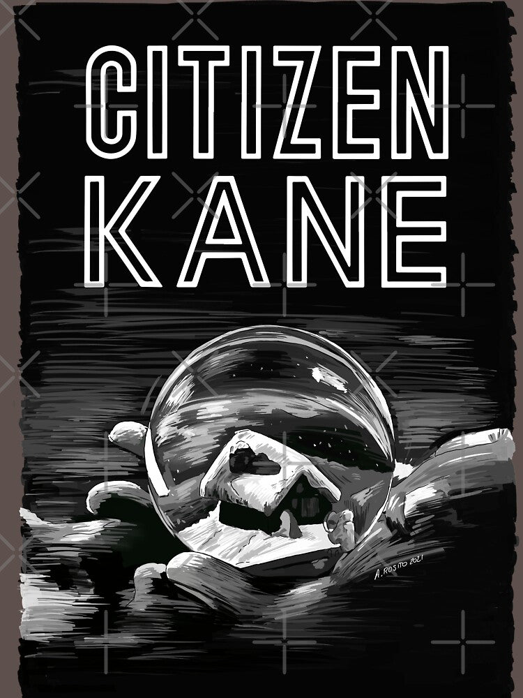 Citizen Kane Illustration by Orson Wells by burrotees