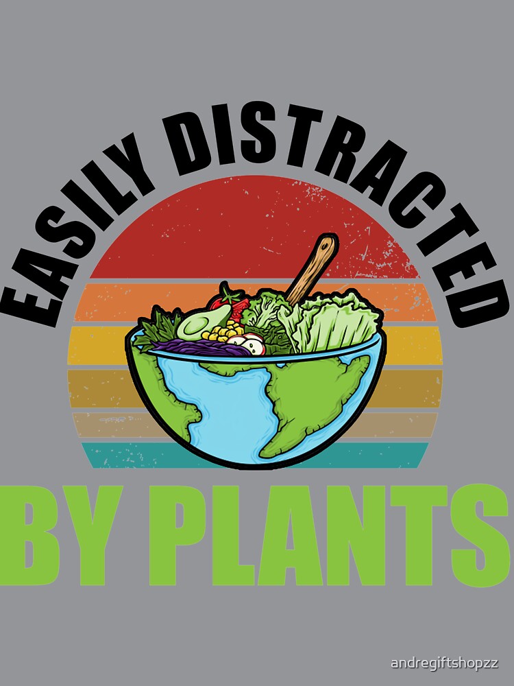 Easily Distracted By Plants Gardener Gift Gardening Garden S SK by andregiftshopzz
