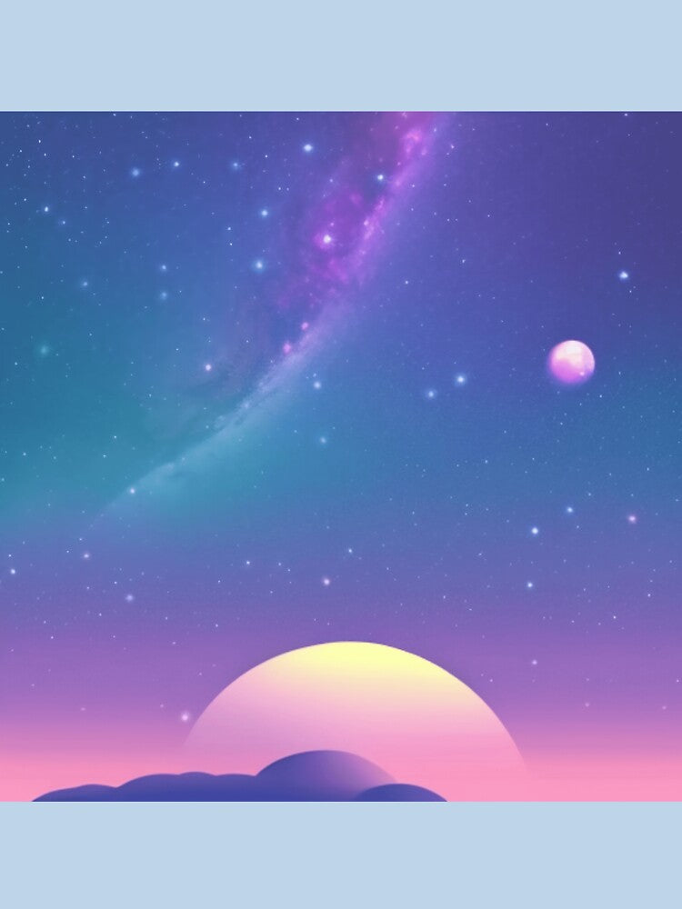 blue pastel universe by Girly-Universe