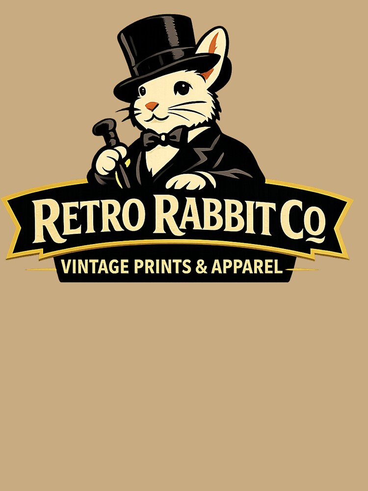 Retro Rabbit Vintage Posters And T Shirts by RetroRabbitCo