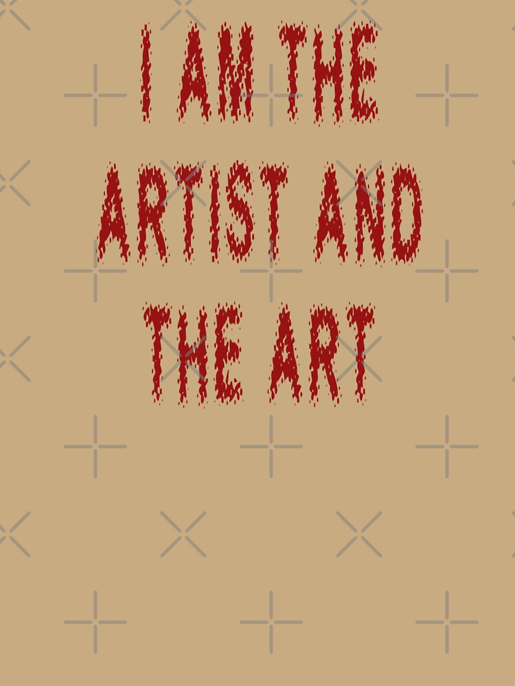 i am the artist and the art by trinketgal