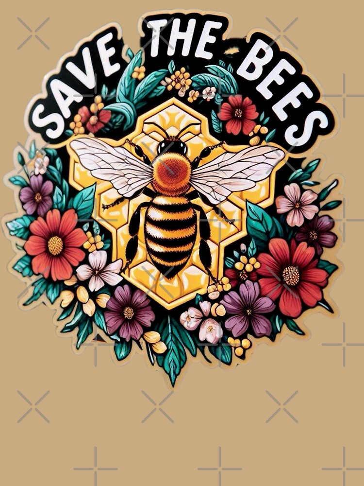Save The Bees by Myra365Art