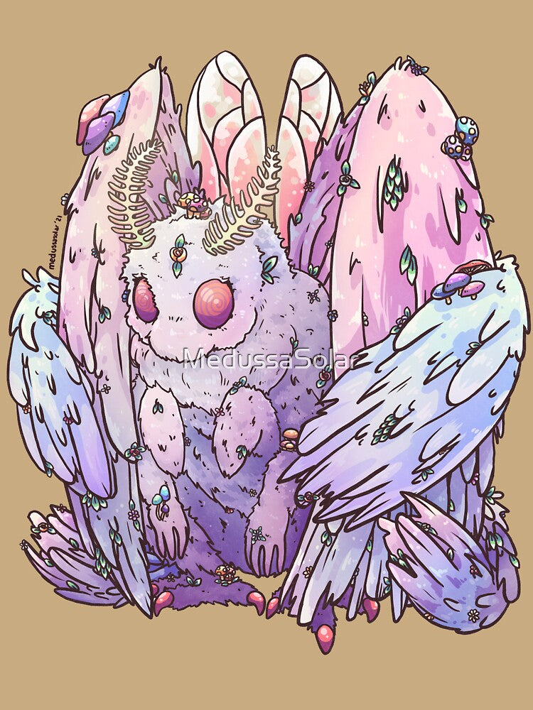 Pastel Mothman by MedussaSolar