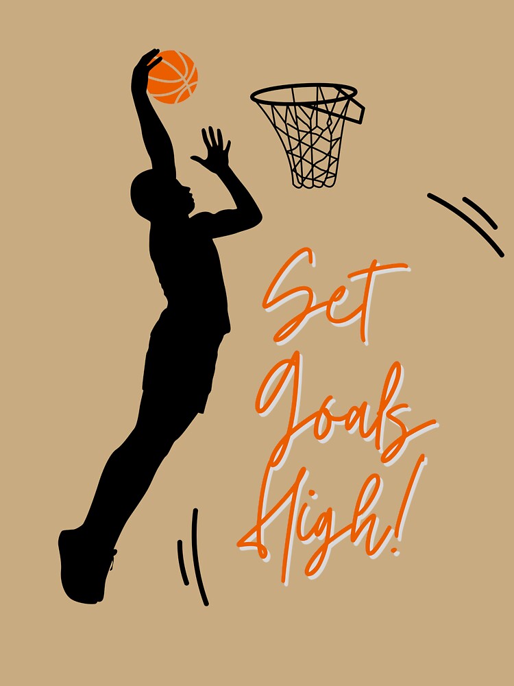 Set Goals High Motivational Lifestyle Graphic by Pawfect Vibes Hub