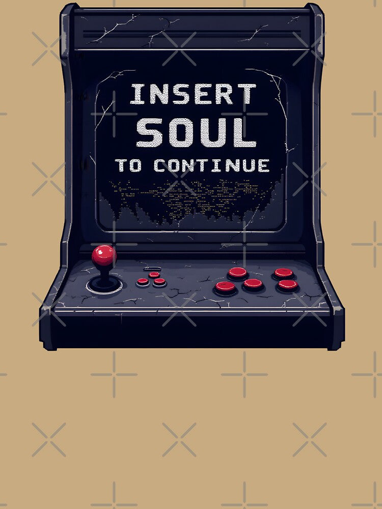 Insert Soul To Continue: Spooky Arcade Machine by Jollys-ArtShop