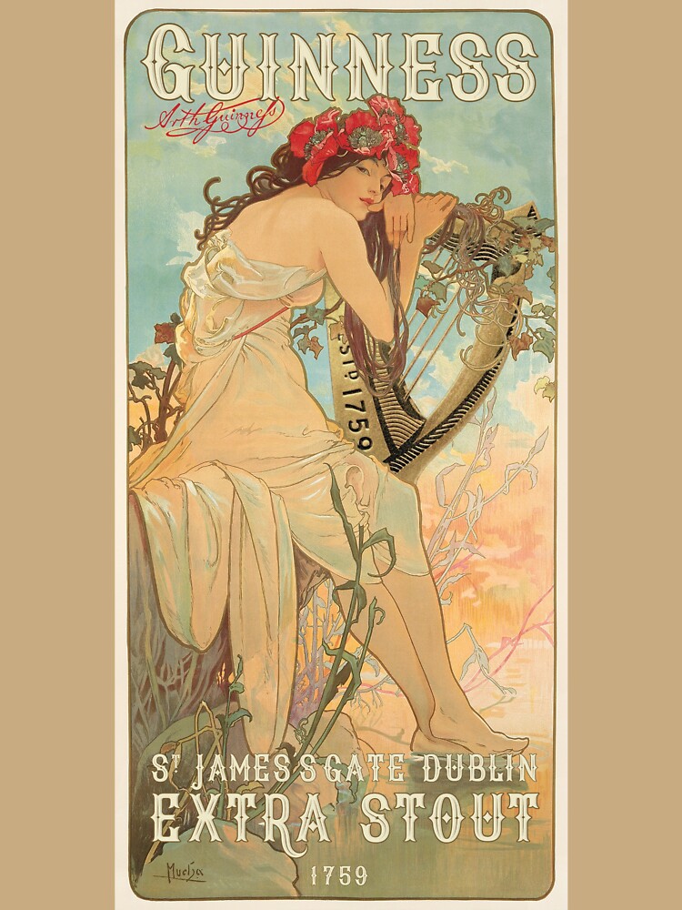 Guinness Mucha by Crea-Garden
