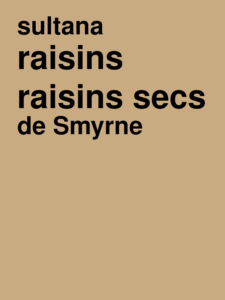 Sultana Raisins by jsheyl