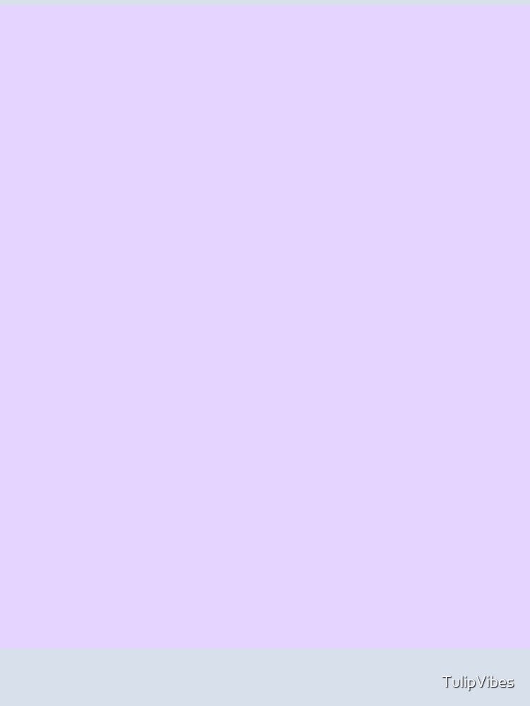 Lavender Mist Minimalist Solid Color by TulipVibes