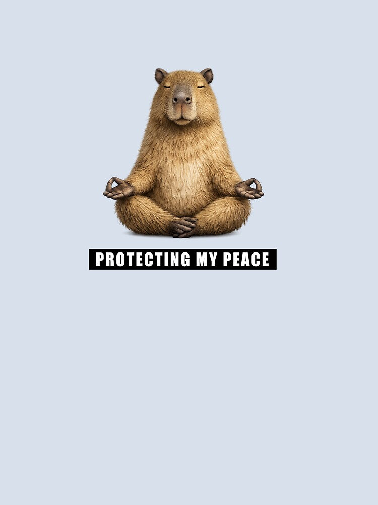 Protecting My Peace Capybara Shirt by AggyCreatif