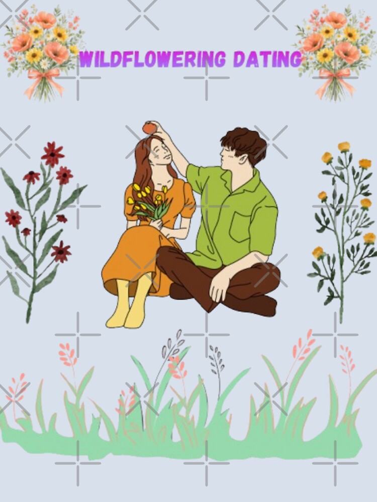 Wildflower Dating Aesthetic Retro Flower Lover Graphic by M1144