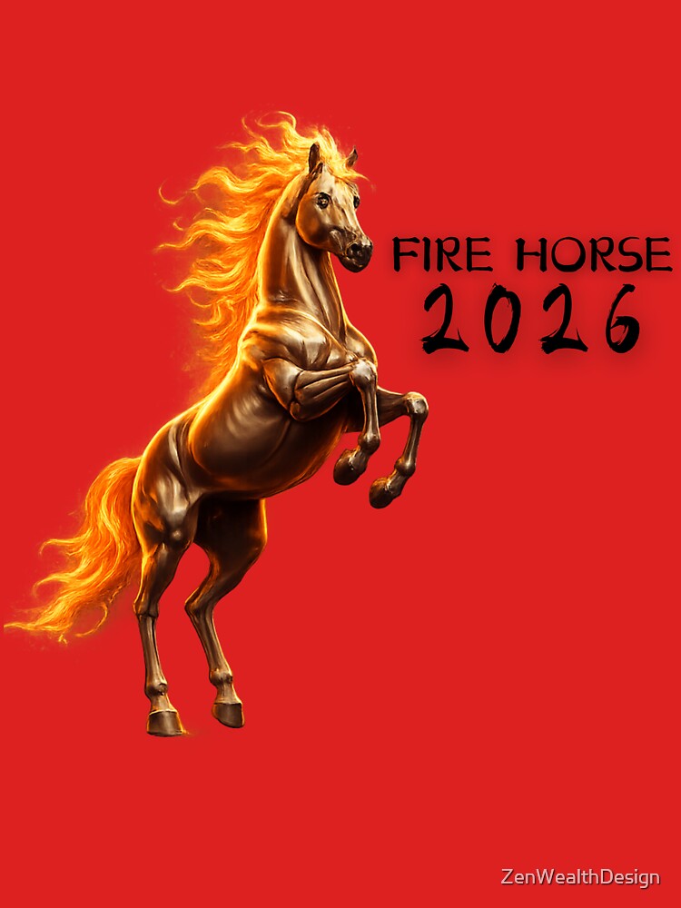 Fire Horse 2026 Design by ZenWealthDesign