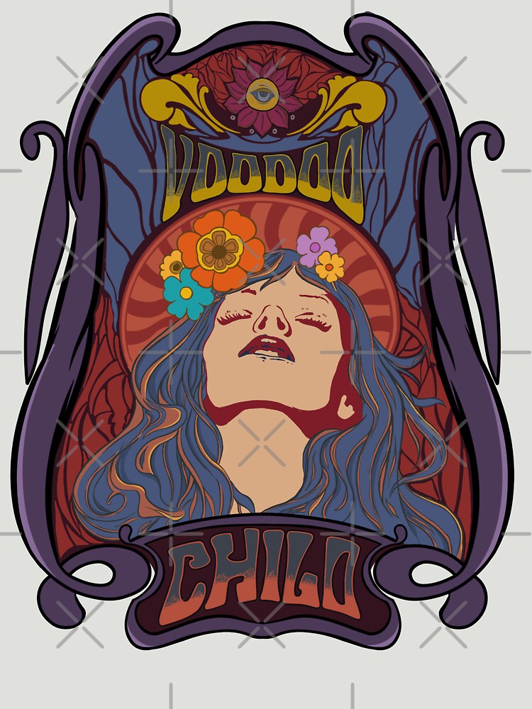 Pyschedelic vintage 60s hippie design - Voodoo child by LifeislikebuePixels