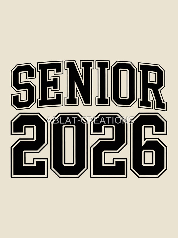 Senior 2026 Varsity Graduation Design | Class of 2026 Retro College Style Tee by ABLAT-CREATIONS
