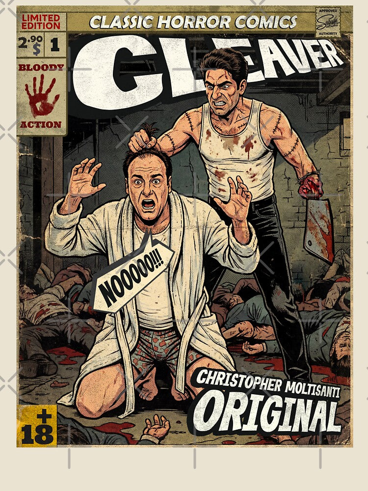 The Cleaver (The Sopranos) Vintage Comic Cover Art by Back2Collage