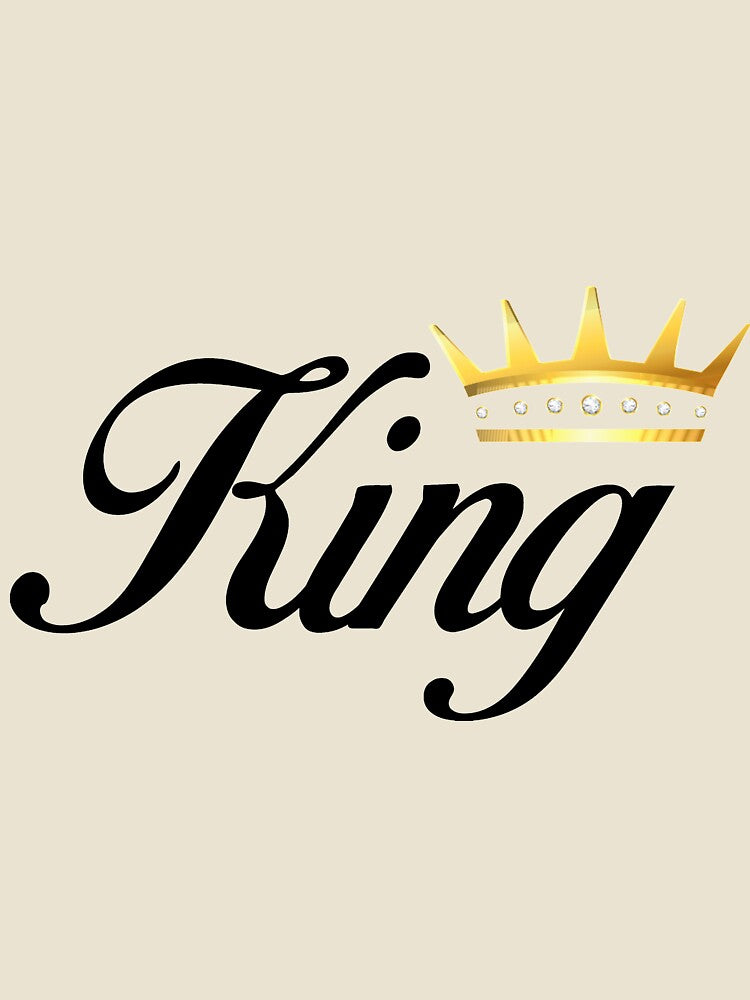 King Crown T-Shirt for Men and Women by AllStarMerch