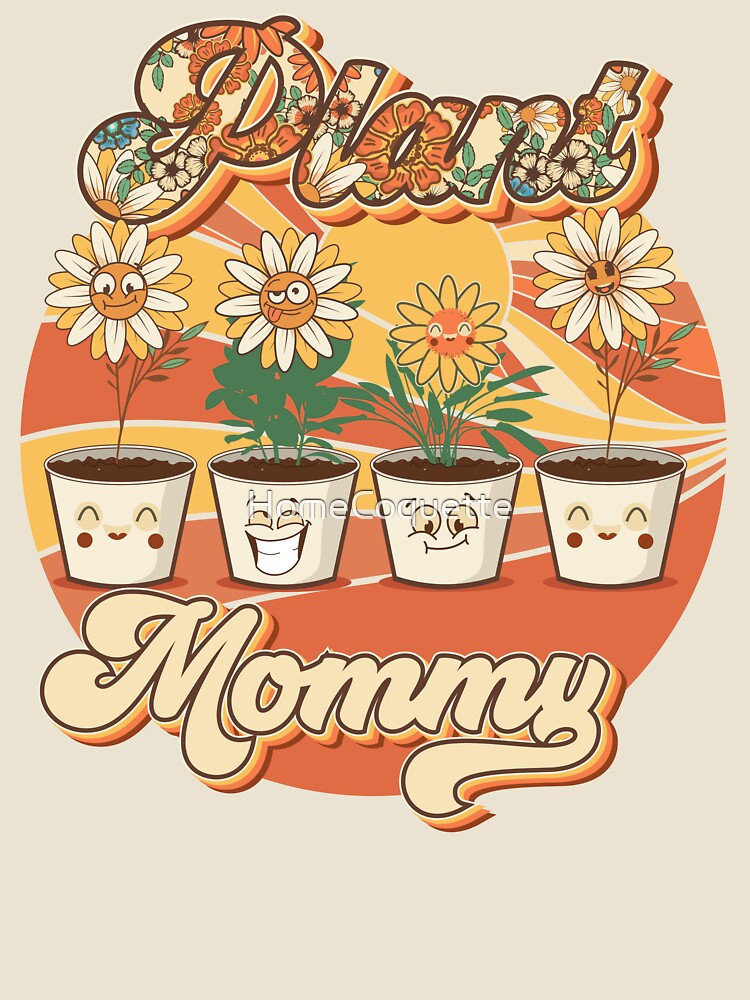 Mothers day  plant mommy mama lover groovy by HomeCoquette