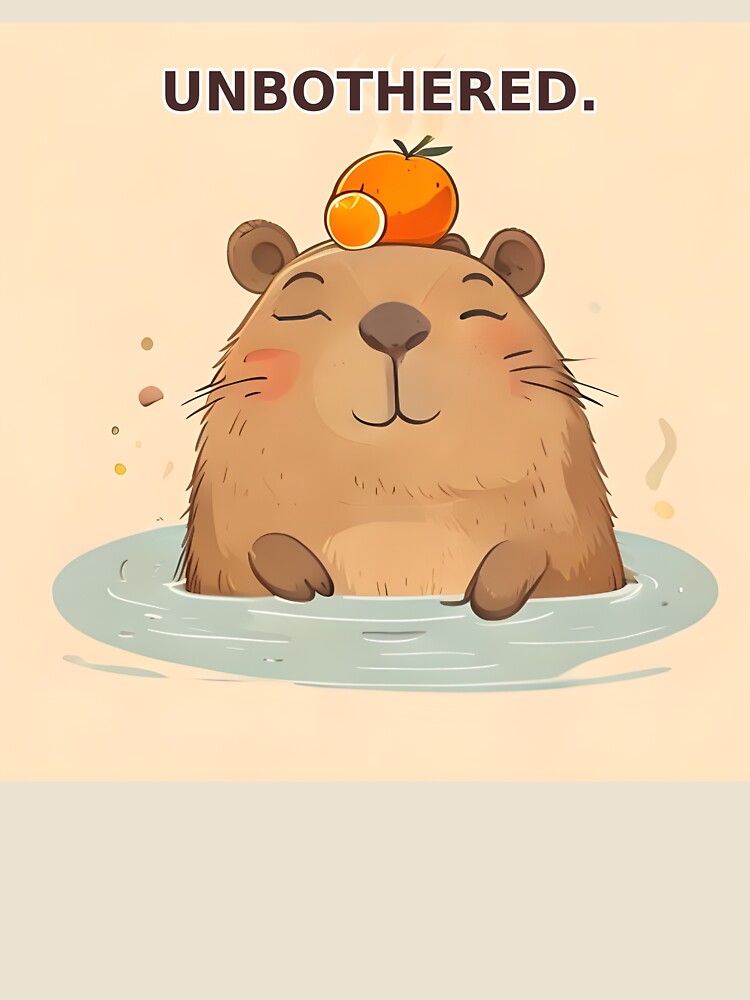 Unbothered Capybara Hot Spring by rostomaxa