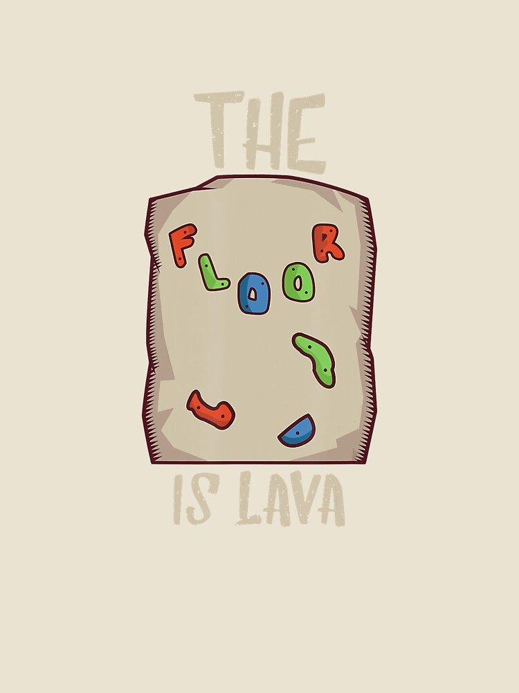 Floor Is Lava Rock Climbing Bouldering Climber by Jutisi