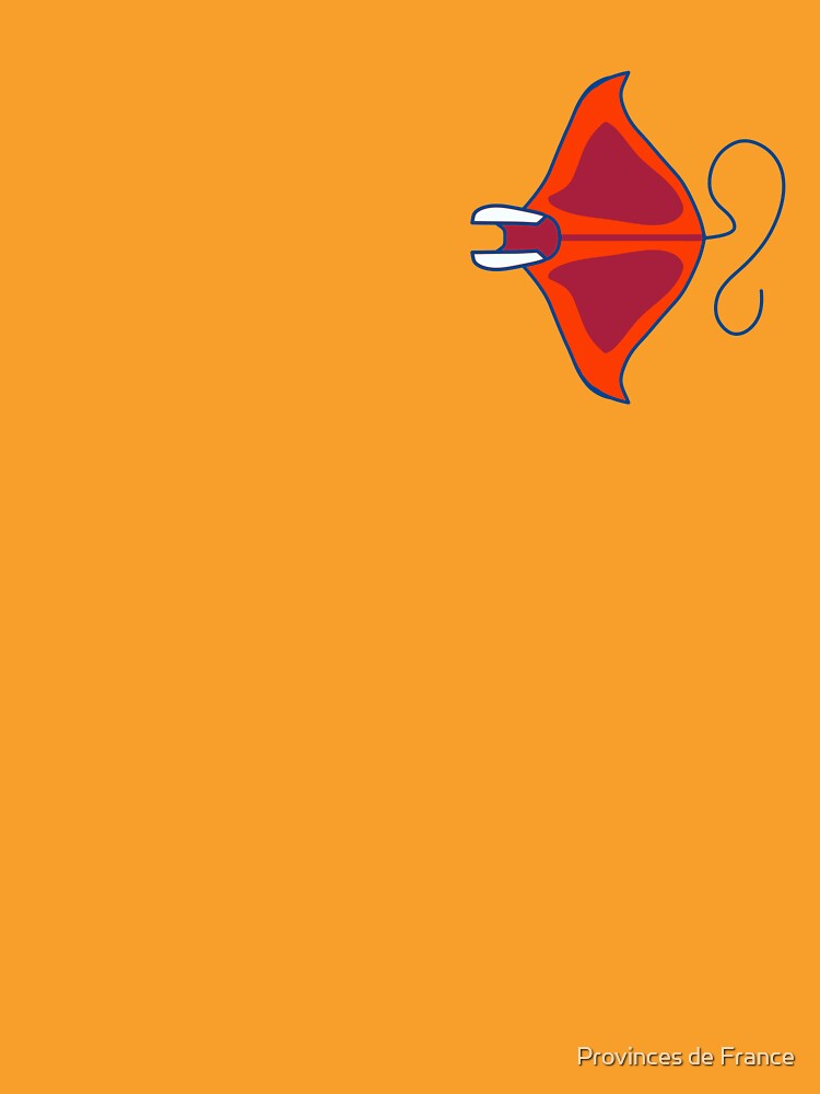 Red Manta Linear Stylized by Provinces de France