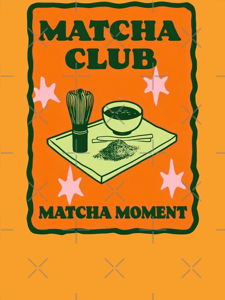 Matcha Club - Aesthetic Sage Green Wellness Art by All That Jazz Store