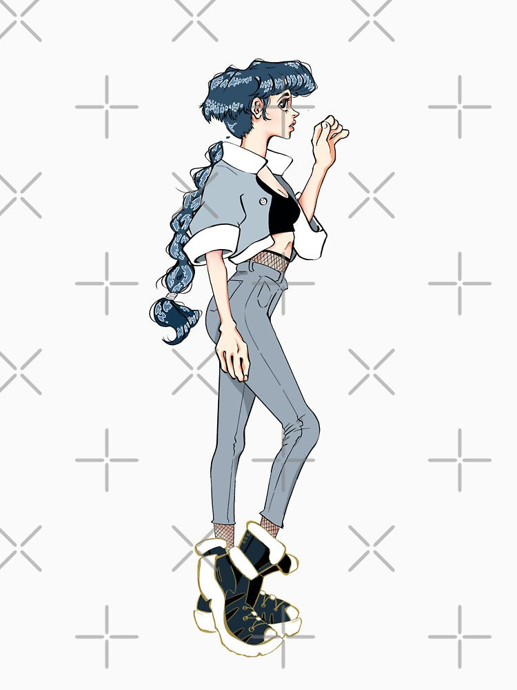 Futuristic Anime Girl by Lemonelyyy