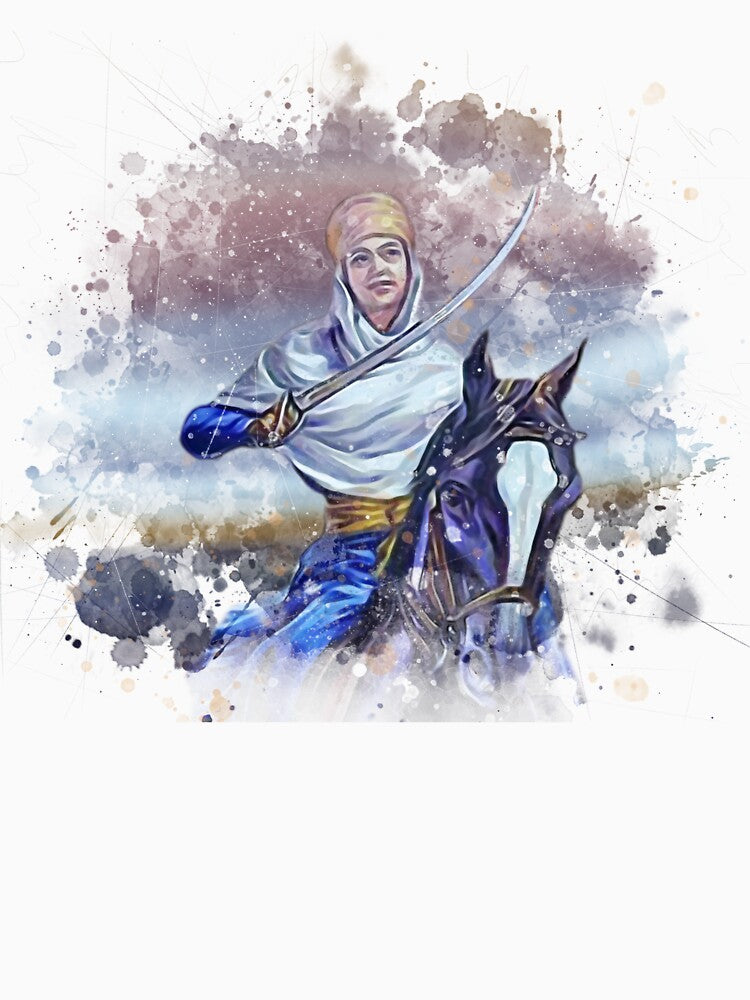 Female Sikh Warrior - Mai Bhago Watercolour by ImmortalDaggers