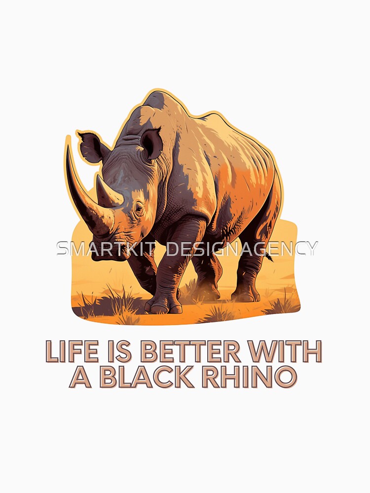 Black Rhino Endangered species by SMARTKIT  DESIGNAGENCY