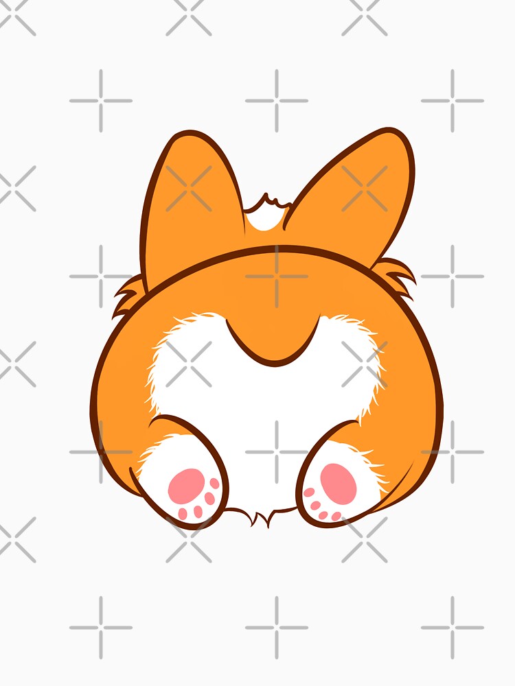 Cute Corgi Butt Heart by AndyWong
