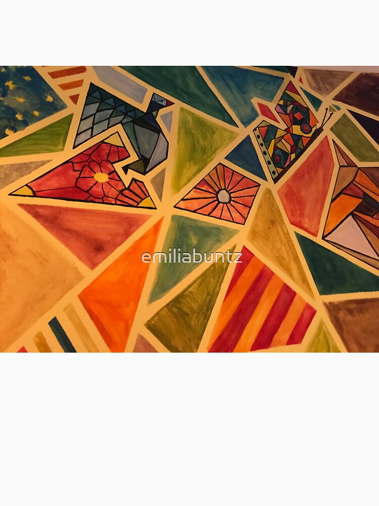 Bird, butterfly and fox by emiliabuntz