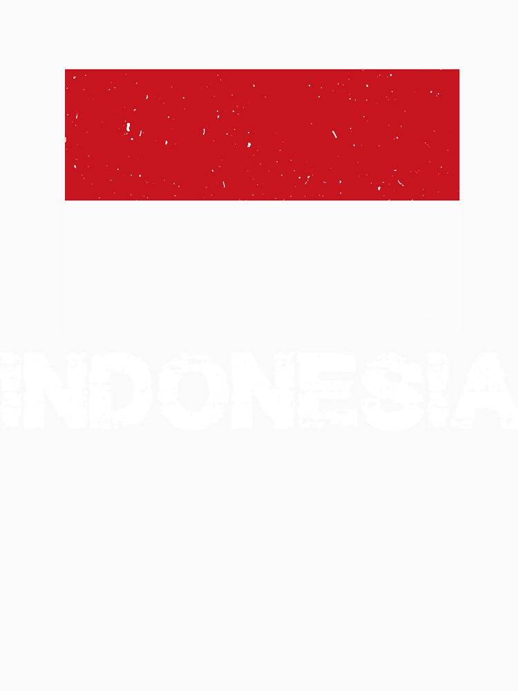 Indonesia Flag T-Shirt for Men and Women by AllStarMerch