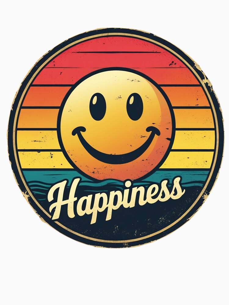 Smiley Sunset Vintage Happiness by Frame and Flames