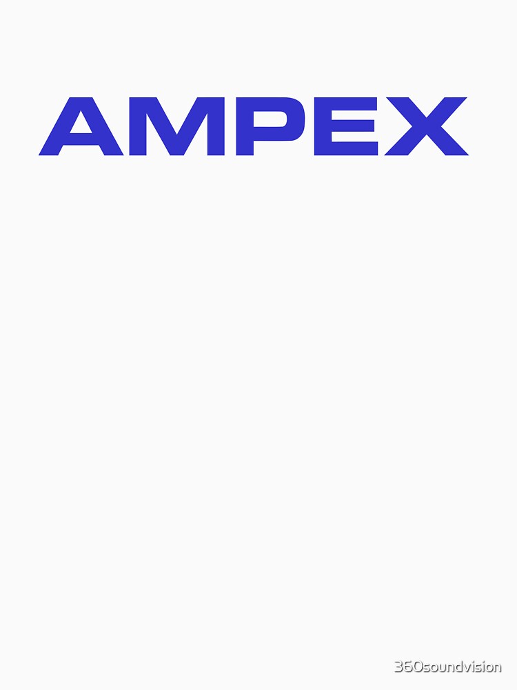 Retro AMPEX Logo T-Shirt by 360 Sound And Vision by 360soundvision