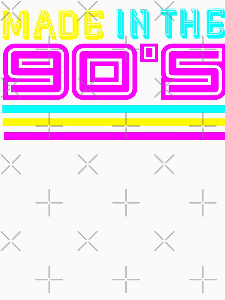 Made in the 90s Retro Neon Typography by NNAANN