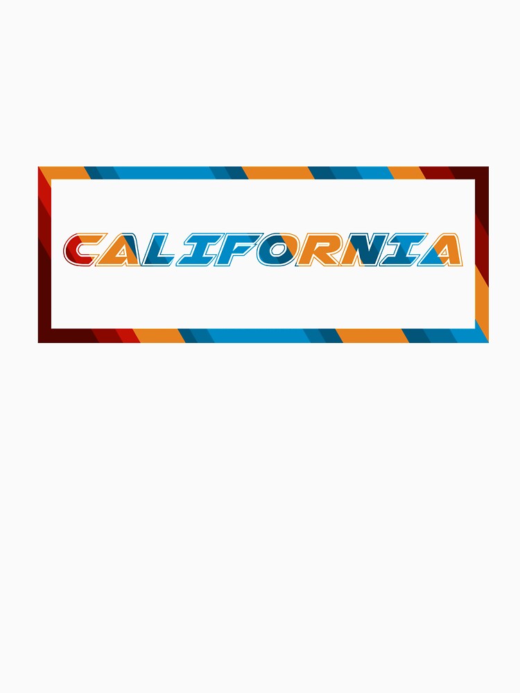 California T-Shirt for Men and Women by AllStarMerch
